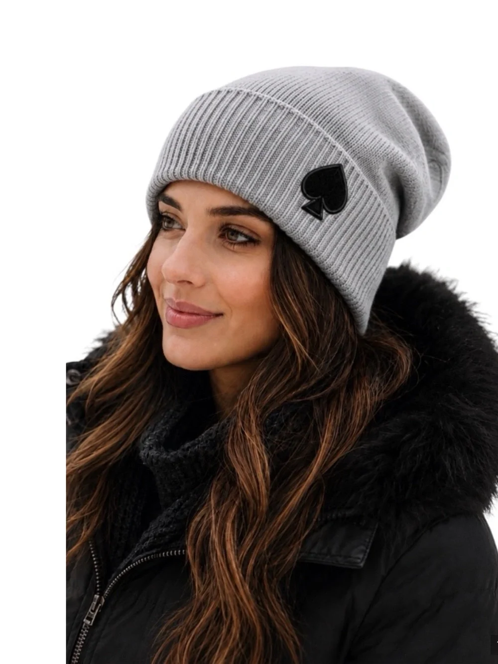 Kate Spade  Flocked Spade Logo Hat